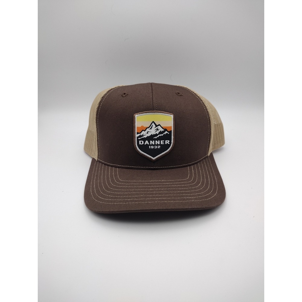 Danner 1932 Mountain Patch Trucker Hat Richardson 112 Brown Tan Snapback Cap